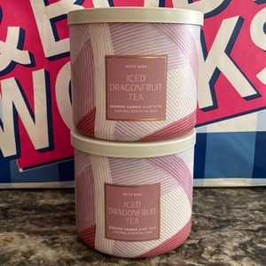 Bath & Body Works Iced dragonfruit tea 3-Wick candles